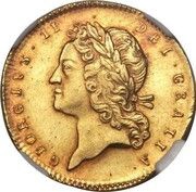 1 Guinea - George II 1st young portrait obverse image