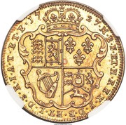 1 Guinea - George II Pattern, United Kingdom, 1727 reverse image