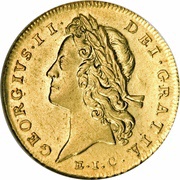 1 Guinea - George II 2nd young portrait obverse image