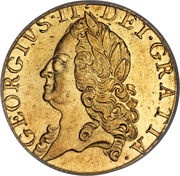 1 Guinea - George II Older portrait obverse image