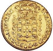 2000 Réis - João V Rio de Janeiro Mint obverse image