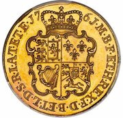 1 Guinea - George III Pattern, United Kingdom, 1761 reverse image