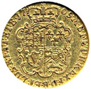 1 Guinea - George III 3rd portrait, United Kingdom, 1765-1773 reverse image
