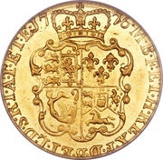 1 Guinea - George III 4th portrait, United Kingdom, 1774-1786 reverse image