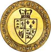 1 Guinea - George III Pattern, United Kingdom, 1791 reverse image
