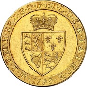 1 Guinea - George III Pattern, United Kingdom, 1798 reverse image