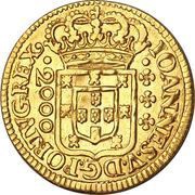 2000 Réis - João V State of Grão-Pará and Maranhão; Lisbon Mint obverse image