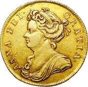 2 Guineas - Anne obverse image