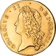 2 Guineas - George II Young portrait obverse image