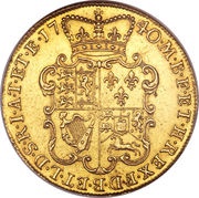 2 Guineas - George II Intermediate portrait, United Kingdom, 1739-1740 reverse image