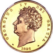 5 Pounds - George IV obverse image