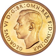 5 Pounds - George VI obverse image