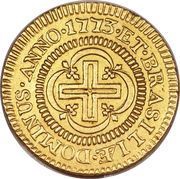 2000 Réis - José I Smaller Type; Lisbon Mint, Brazil, 1771-1773 reverse image