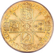 5 Guineas - George I, United Kingdom, 1716-1726 reverse image