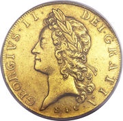 5 Guineas - George II Young portrait obverse image