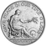1 Crown - George V Uniface Peace Crown obverse image