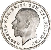 1 Crown - George V Silver Jubilee; Silver Proof Pattern obverse image