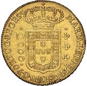 2000 Réis - Maria I and Pedro III Lisbon and Rio de Janeiro Mints obverse image