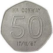 50 Pence Trial obverse image