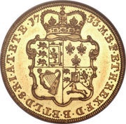 2 Guineas - George II Pattern reverse image