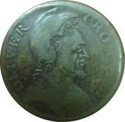 ½ Penny Oliver Cromwell - South Wales obverse image