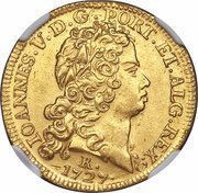 3200 Réis - João V 1st Type of Shield; Rio de Janeiro Mint obverse image