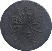 ½ Penny Clement XV Pont Max - Hinc Nostrae Crevere Rosae, United Kingdom, 1751-1797 reverse image