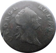 ½ Penny George Rules - Britains Isles obverse image