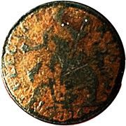 ½ Penny Clauduis Romanus - Delectat Rus, United Kingdom, 1760-1797 reverse image