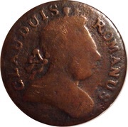 ½ Penny Clauduis Romanus - Pax Pla Cid obverse image