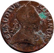 ½ Penny Claudius Romanus - North Wales obverse image
