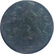 ½ Penny Gustavas Adolphus - Bel * Ona, United Kingdom, 1777 reverse image