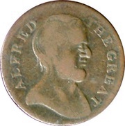 ½ Penny Alfred the Great - South Wales obverse image