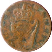 ½ Penny Celestin II Pope - North Wales, United Kingdom, 1780 reverse image