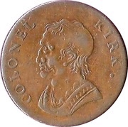 ½ Penny Colonel Kirk - North Wales obverse image
