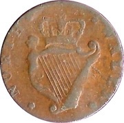 ½ Penny Colonel Kirk - North Wales, United Kingdom, 1780 reverse image