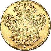 3200 Réis - João V 2nd Type of Shield; Rio de Janeiro Mint, Brazil, 1739-1749 reverse image