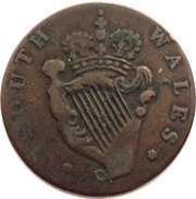 ½ Penny Thomas Seymour - South Wales, United Kingdom, 1780 reverse image