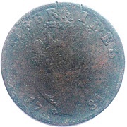 ½ Penny Gregorivs III Pon - Hebrides, United Kingdom, 1781 reverse image