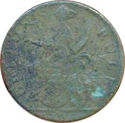 ½ Penny Gloriovs III Vis - Britons Rule, United Kingdom, 1788 reverse image