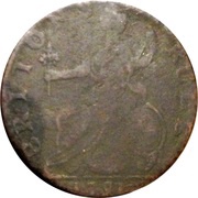 ½ Penny George Gordon - Britons rule, United Kingdom, 1791 reverse image