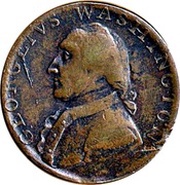½ Penny Georgeivs Washington - North Wales obverse image