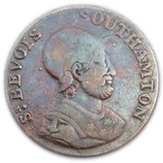 ½ Penny Sr Bevois - North Wales obverse image