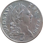 ½ Penny God Save The King - Be As You Seem To Be obverse image
