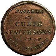 1 Farthing Lanarkshire - Glasgow / Cubie and Paterson's obverse image