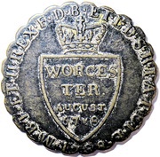 1 Farthing Worcestershire - Worcester reverse image