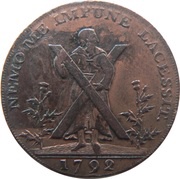 1 Farthing Lothian - Edinburgh / St Andrew obverse image