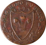 1 Farthing North Wales, United Kingdom, 1793 reverse image