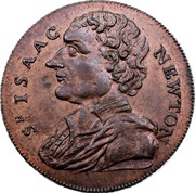 1 Farthing Middlesex - Social Series / Newton obverse image