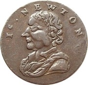 1 Farthing Middlesex - Social Series / Newton obverse image
